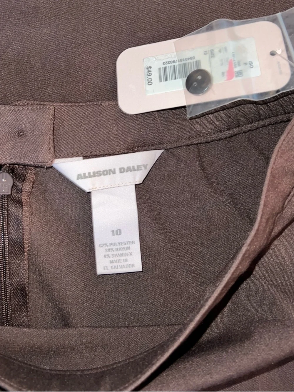 Allison Daley Chocolate Brown Skirt - Picture 4 of 4